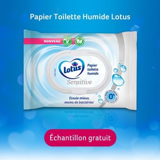 Galerie de photos Lotus papier toilette humide - Lotus moist