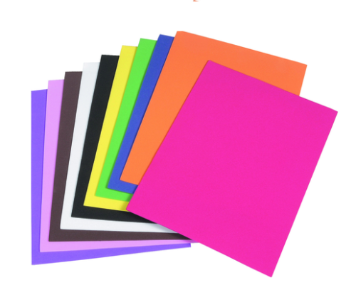 5 échantillons gratuits de plaques de couleur 