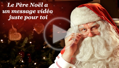 Vidéo du père Noel personnalisée gratuite