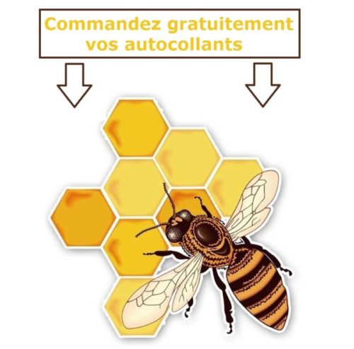 5 Autocollants pour les abeilles gratuits