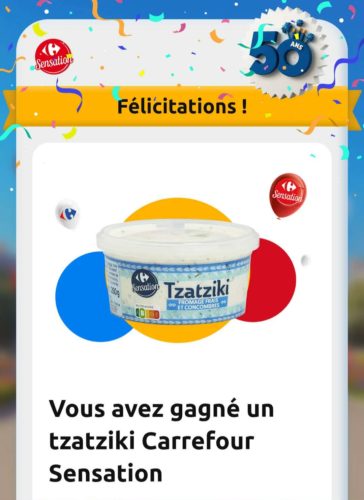 Produits Carrefour gratuits