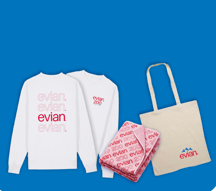 Goodies Evian gratuits